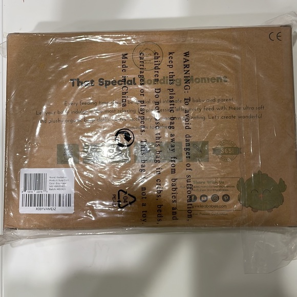 5-Pack Organic Burp Cloths for Baby, Unisex Ultra Absorbent spit up rags NWT - Picture 2 of 7